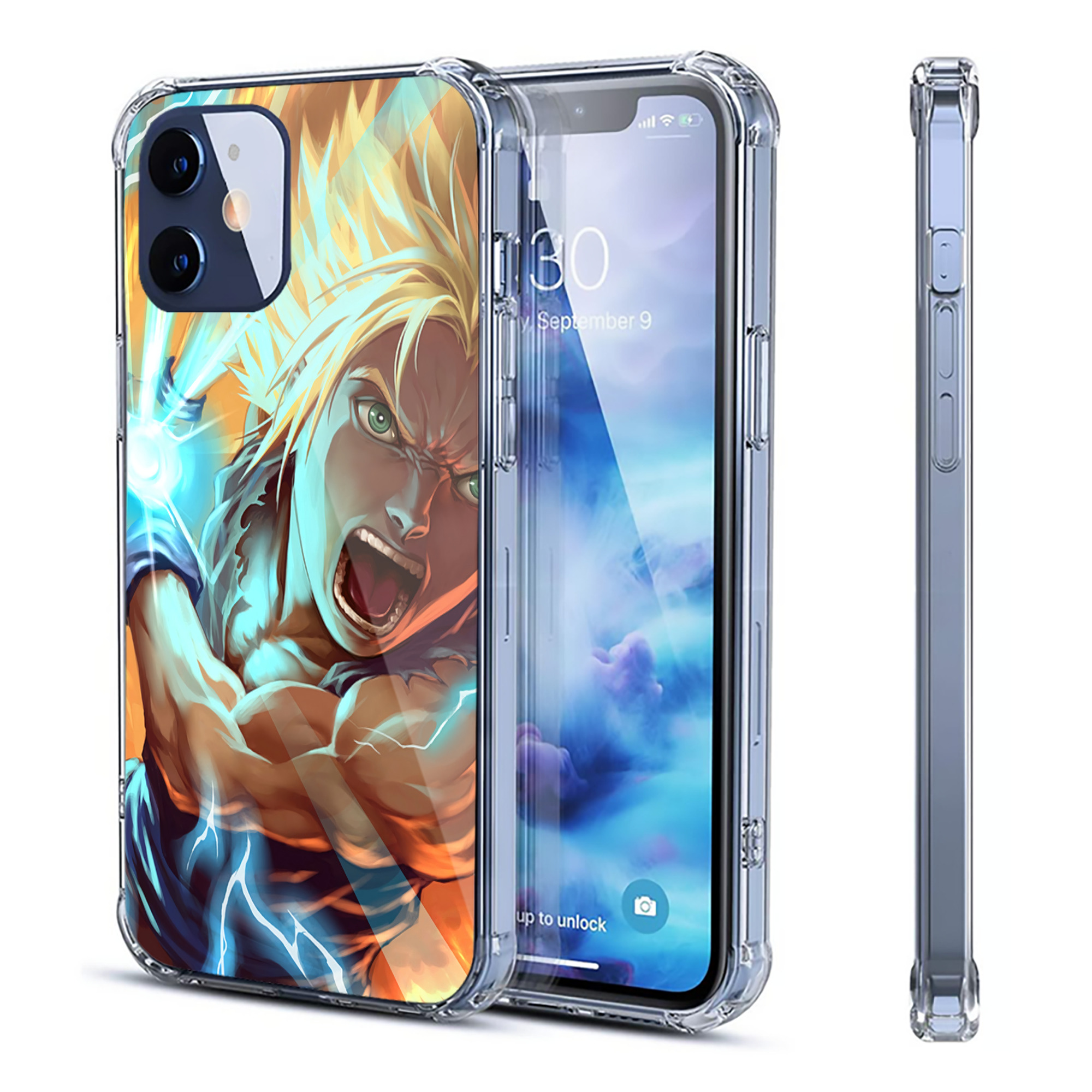 （画像用） ドラゴンボール DRAGON BALL 【iPhone 12シリーズ対応】透明スマホケース（クリアソフトケース）